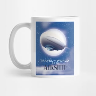 Travel the World Go By Airship Mug